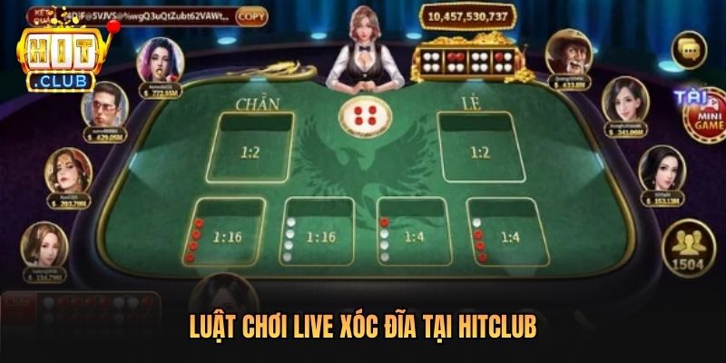 Luật chơi Live Xóc Đĩa tại Hitclub