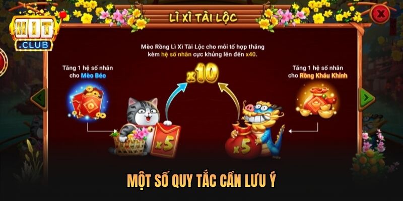 Một số quy tắc cần lưu ý